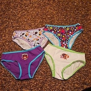 Girls all nwots sz 8 Encanto youth underwear LOT 5 pairs